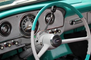 Vintage ford steering wheel